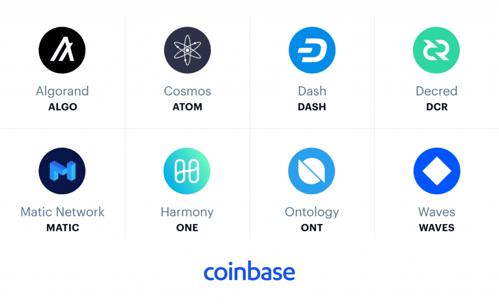 coinbase list of crypto